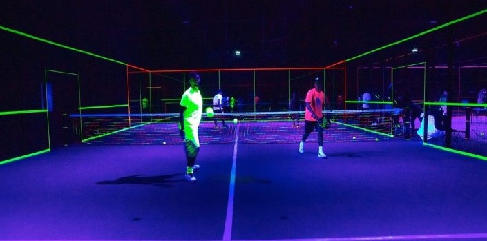 The Alley DXB, the UAE's first glow-in-the-dark padel courts, opening this month | Esquire Middle East