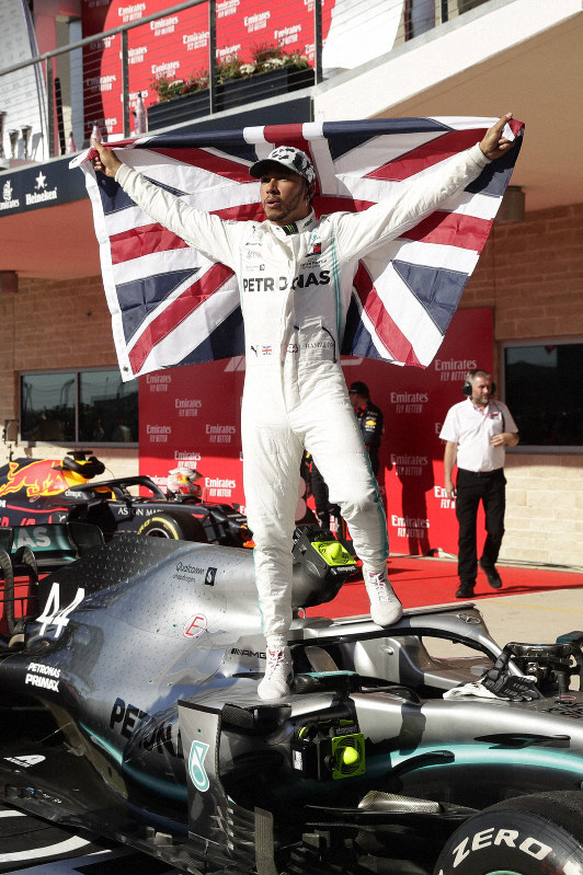 Lewis Hamilton wins F1 world championship title for sixth time