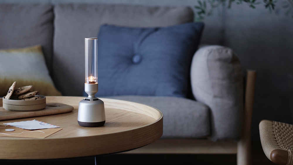 Sony just made a speaker that looks like a flame glass lantern