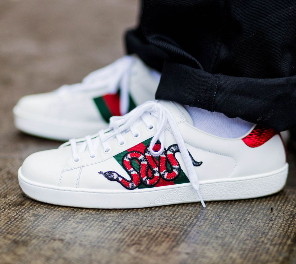You can now try on Gucci's Ace sneakers 'virtually' | Esquire Middle ...