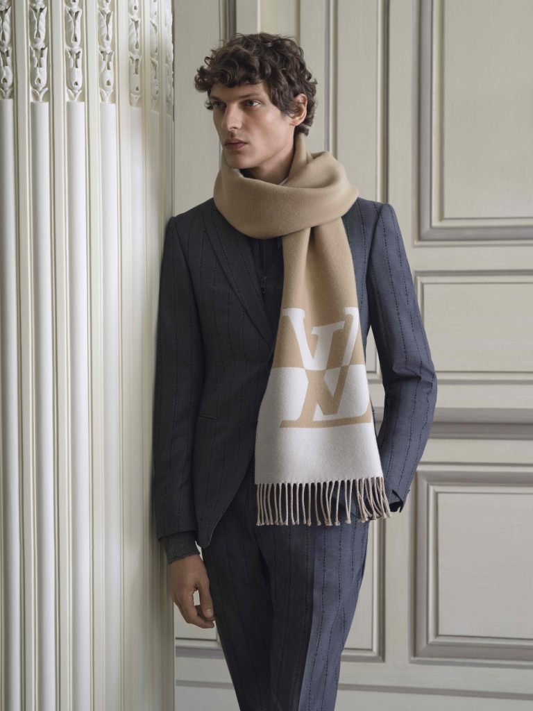 Louis Vuitton Supreme Men's Plain Scarf