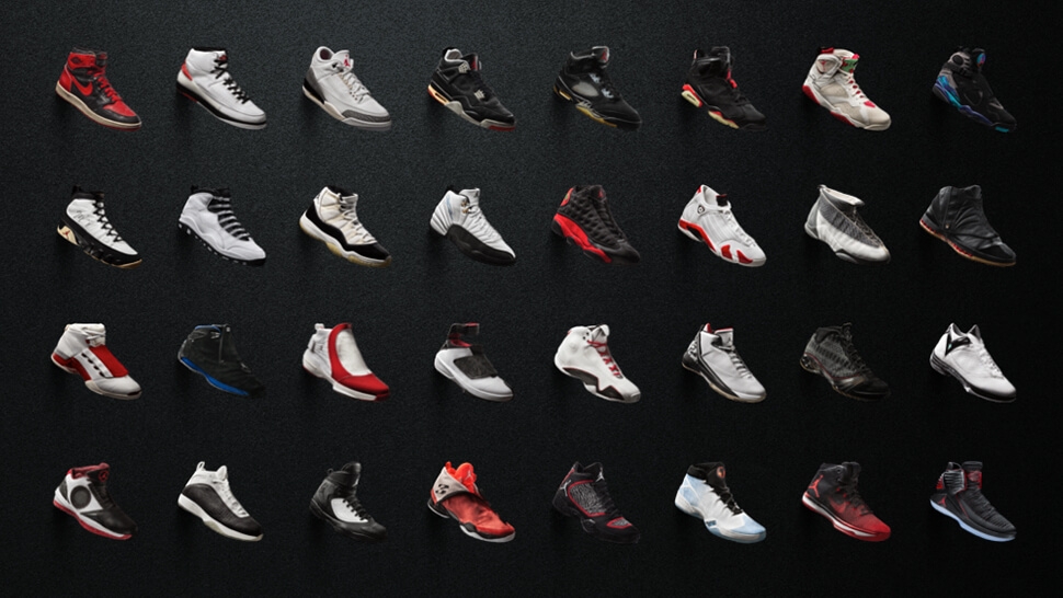 all jordans shoes ever made