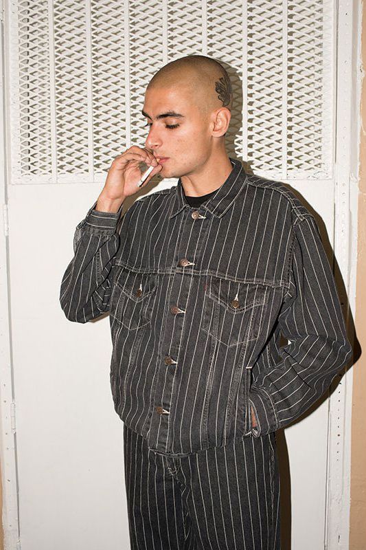 Supreme x Levi release pinstripe denim 