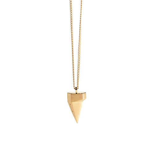 versace shark tooth necklace