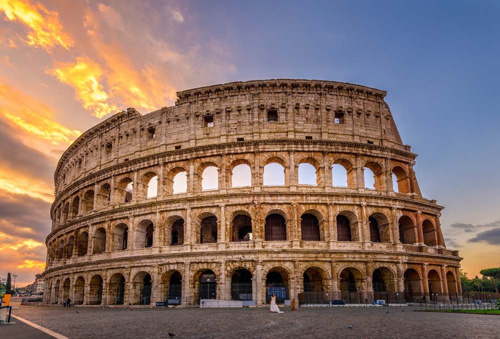 the Colosseum Italy