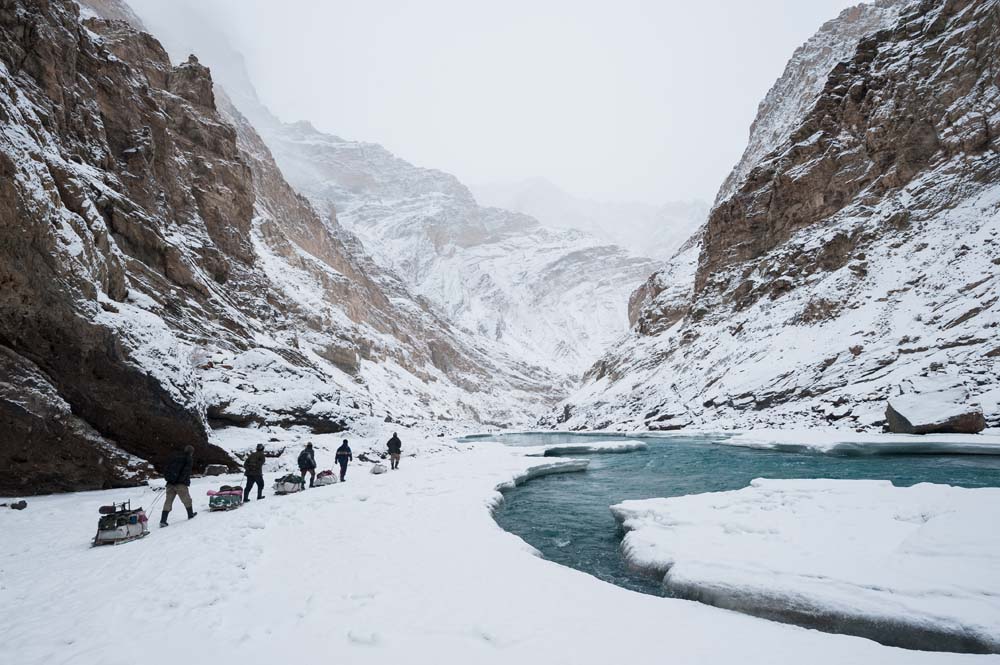 Hike the frozen Zanskar River India