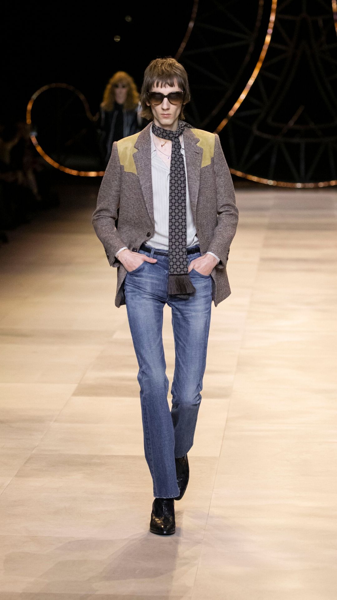 Celine Runway Report: Rock 'N' Roll androgyny takes over Paris Fashion ...