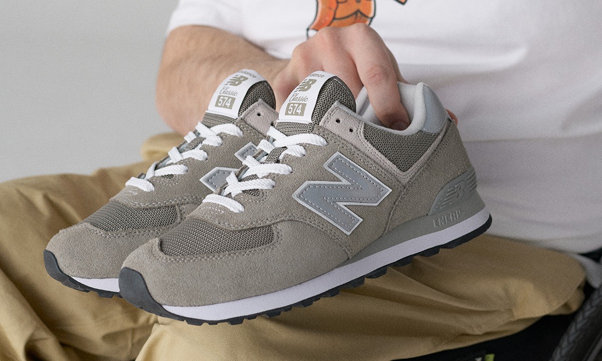 nb shoes grey