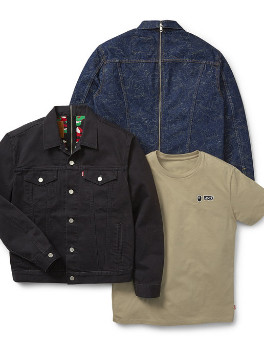Levi's introduces its collaboration with Bape at Sole DXB - Esquire ...