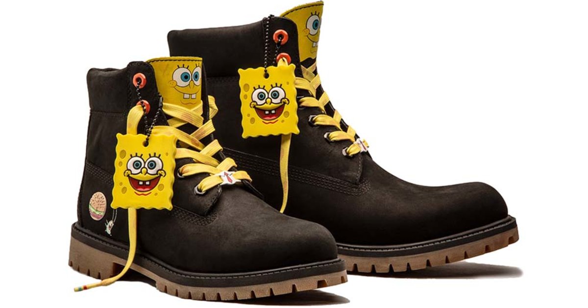 The SpongeBob x Timberland collection 
