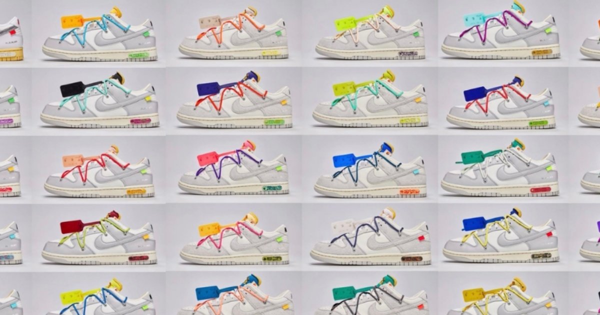Virgil Abloh and Nike's 50 dunk collection to release in the UAE in ...