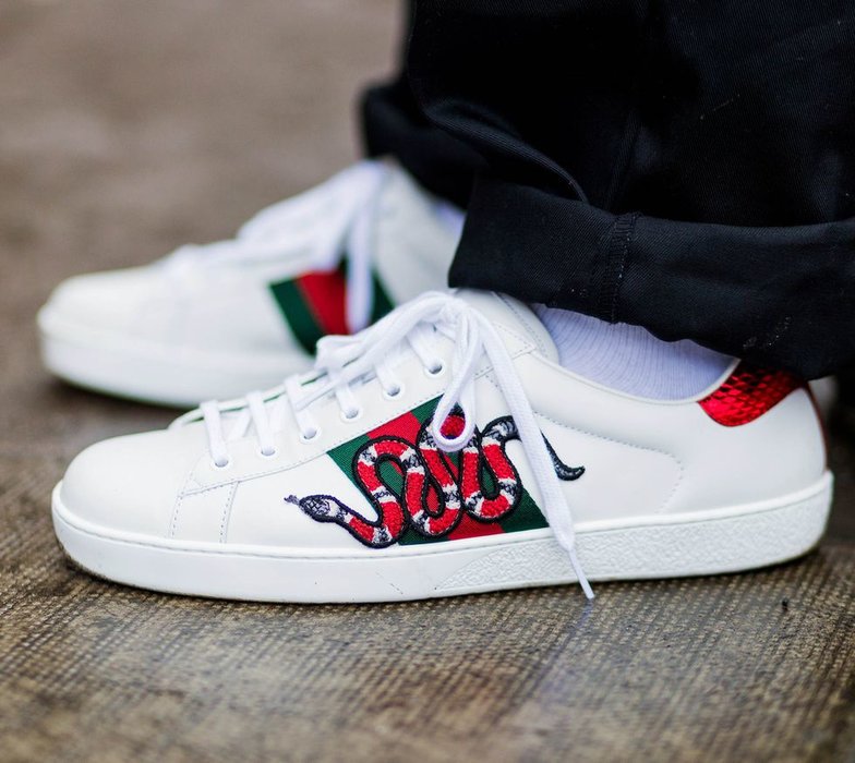 You can now try on Gucci's Ace sneakers 'virtually