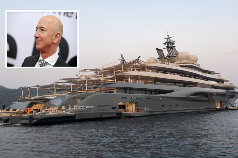 Jeff Bezos Under Fire For Buying New 400 Million Dollar Mega Yacht Esquire Middle East