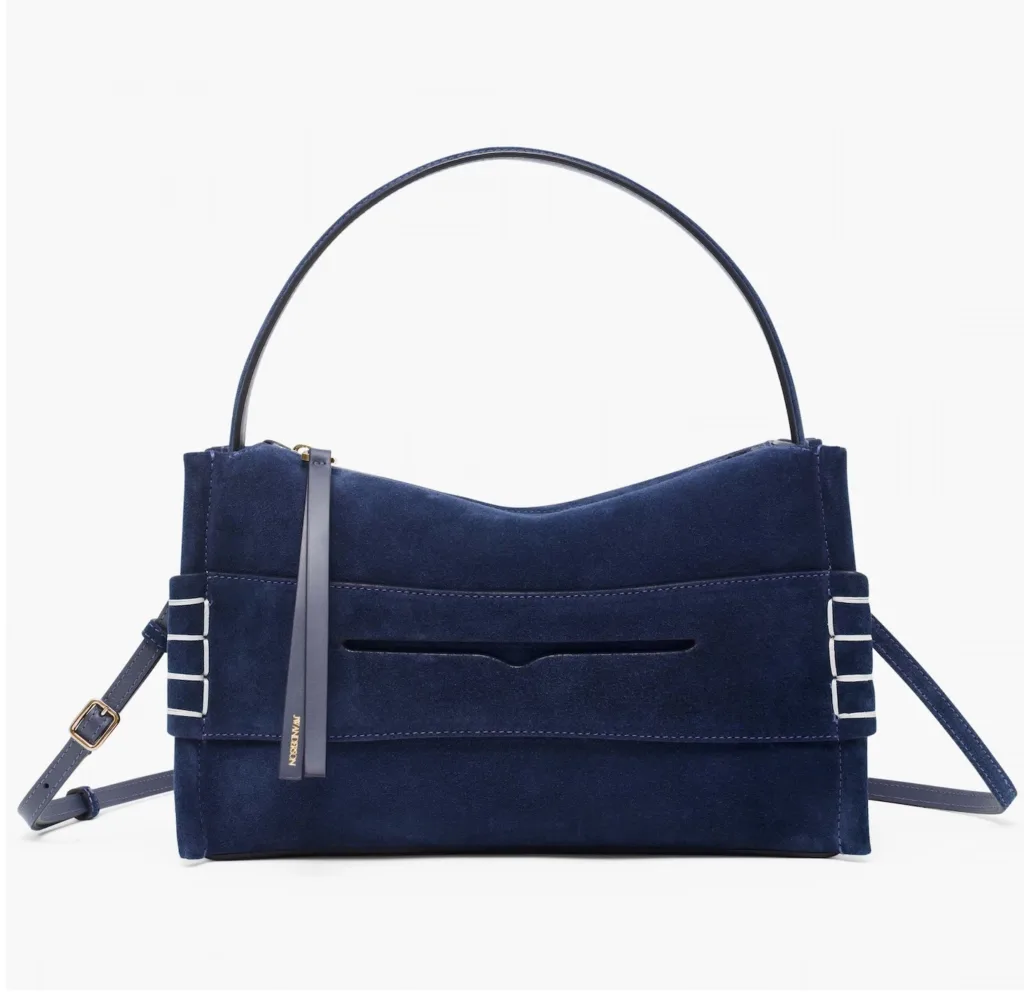JW ANDERSON S25 LOAFER BAG MEDIUM NAVY 1