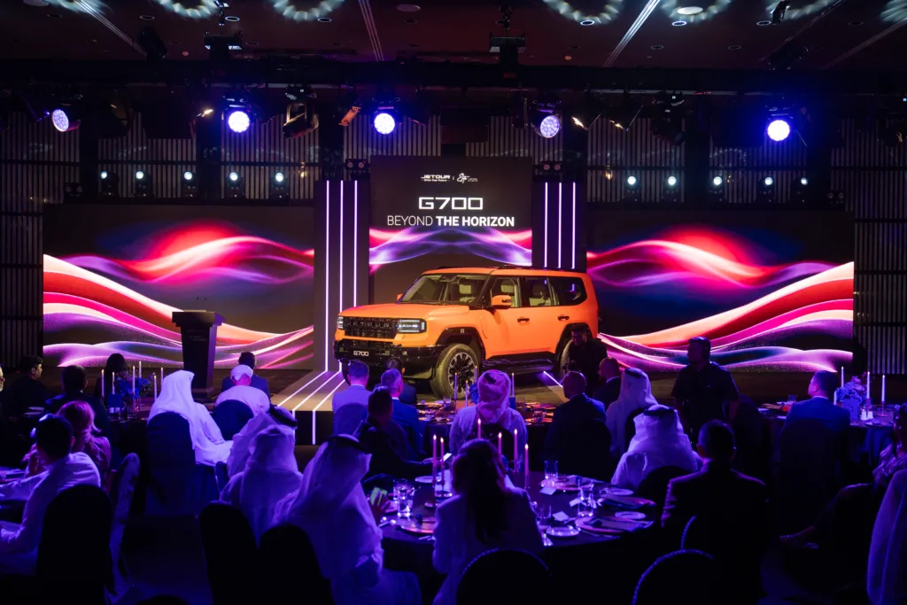 Elite Group Holding, the exclusive partner of Jetour in the UAE, Unveils the G700 at an exclusive Media Night