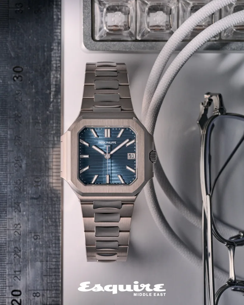 Cubitus, 40mm white gold case and bracelet, by PATEK PHILIPPE