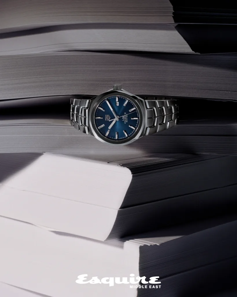 Link Date, 41mm steel case and bracelet, by TAG HEUER
