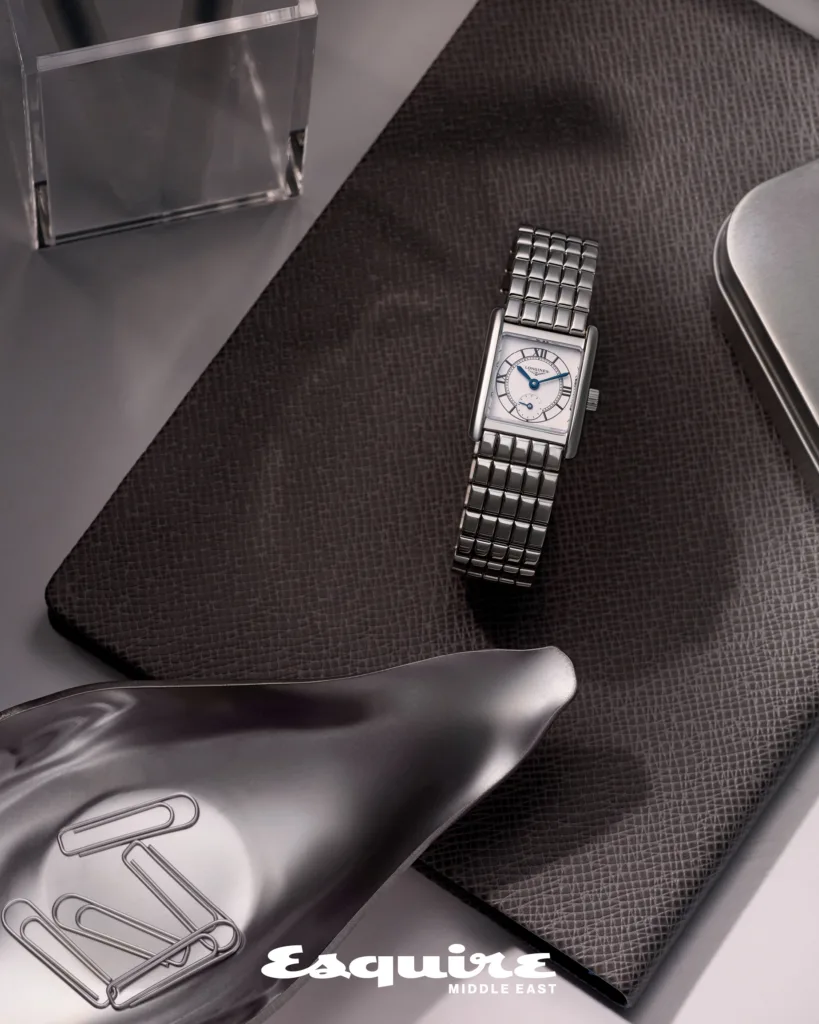 Mini Dolcevita, steel case with steel bracelet, by LONGINES