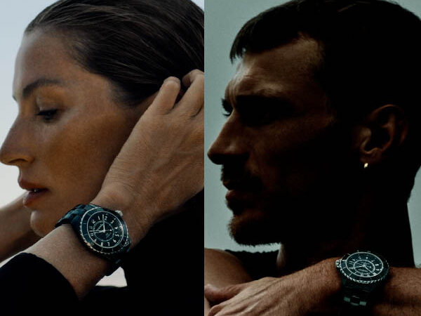 Gisele Bündchen and Clément Chabernaud front CHANEL’s new J12 campaign
