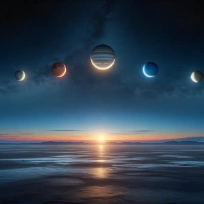 Planet parade in Sky
